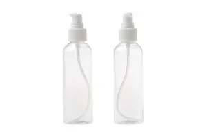 Bouteille PET de 150 ml avec pompe pour crème en lot de 12 pièces-6