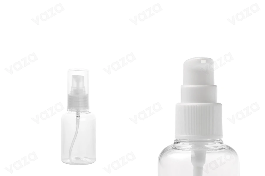 PET Μπουκάλι 50 ml με αντλία για κρέμα σε συσκευασία των 12 τεμαχίων PET Μπουκάλι 50 ml με αντλία για κρέμα σε συσκευασία των 12 τεμαχίων-εικόνα_διαστάσεις