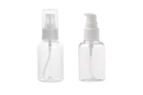 PET-Flasche 50 ml mit Pumpe in einer Packung mit 12 Stücken PET-Flasche 50 ml mit Pumpe in einer Packung mit 12 Stücken