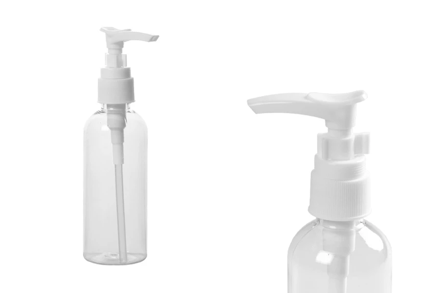 Μπουκάλι 100 ml πλαστικό (PET) με αντλία για σαμπουάν - 12 τμχ Μπουκάλι 100 ml πλαστικό (PET) με αντλία για σαμπουάν - 12 τμχ