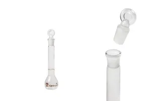 10ml measuring glass flask with glass stopper-1