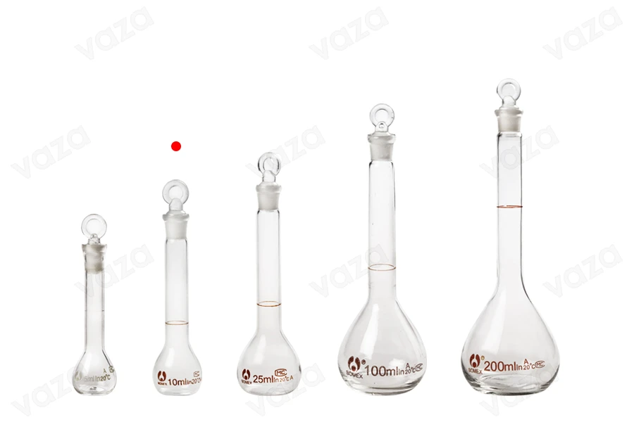 Flacone graduato in vetro da 10 ml con tappo in vetro-dimensioni_immagine