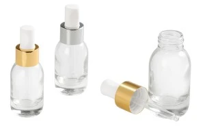Bottiglietta da 50 ml in vetro con contagocce.-2