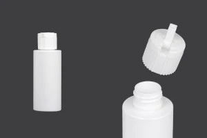 Bouteille de 50 ml en plastique (PP20/410) avec bouchon d'écoulement - 12 pcs-1