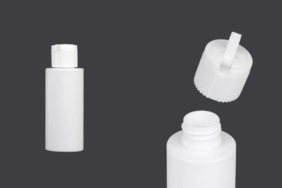 Μπουκαλάκι 50 ml πλαστικό (PP20/410) με πώμα ροής - 12 τμχ Μπουκαλάκι 50 ml πλαστικό (PP20/410) με πώμα ροής - 12 τμχ