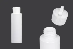 Bouteille de 100 ml en plastique (PP24/410) avec bouchon d'écoulement - 12 pcs-1