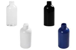 150ml PET bottle in different colors with PP 24/410 finish  - available in a package with 12 pcs-2