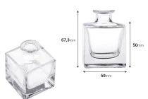 Μπουκαλάκι γυάλινο 60 ml τετράγωνο Φ 15.5 για ποτά Μπουκαλάκι γυάλινο 60 ml τετράγωνο Φ 15.5 για ποτά