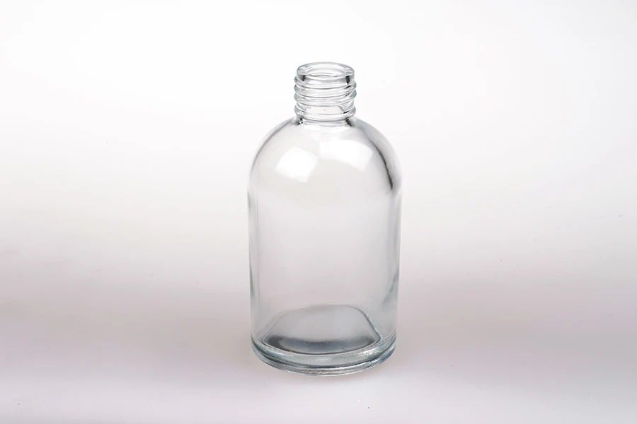 Μπουκάλι γυάλινο στρογγυλό 100ml για λικέρ ή δειγματισμό ελαιολάδου (PP20)