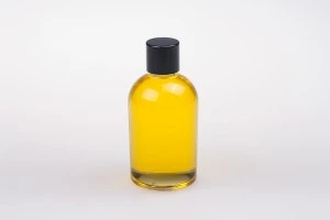 100ml round glass bottle for spirits or for testing olive oil with PP20-5