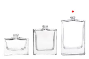 Bottiglia di profumo in vetro rettangolare da 70 ml 15/400-2