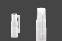 Flacon en plastique de 10 ml avec pompe de pulvérisation locale pour usage pharmaceutique - 12 pcs