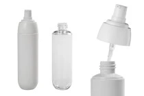 Flasche aus 100 ml Kunststoff mit Pumpe und transparentem Deckel