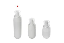 Flasche aus 100 ml Kunststoff mit Pumpe und transparentem Deckel