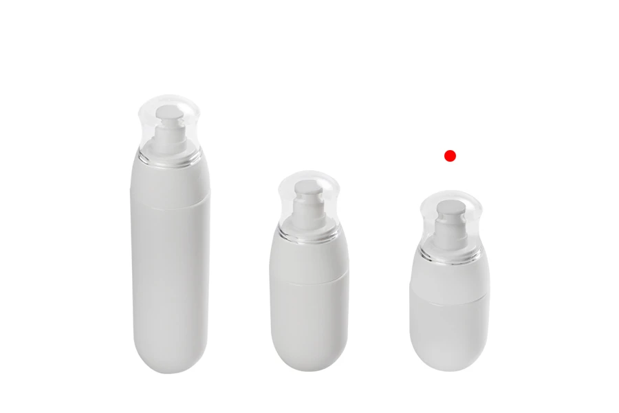 Μπουκαλάκι PET 30 ml με λευκή αντλία και διάφανο καπάκι Μπουκαλάκι PET 30 ml με λευκή αντλία και διάφανο καπάκι