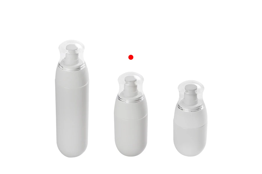 Μπουκαλάκι PET 50 ml με λευκή αντλία και διάφανο καπάκι Μπουκαλάκι PET 50 ml με λευκή αντλία και διάφανο καπάκι