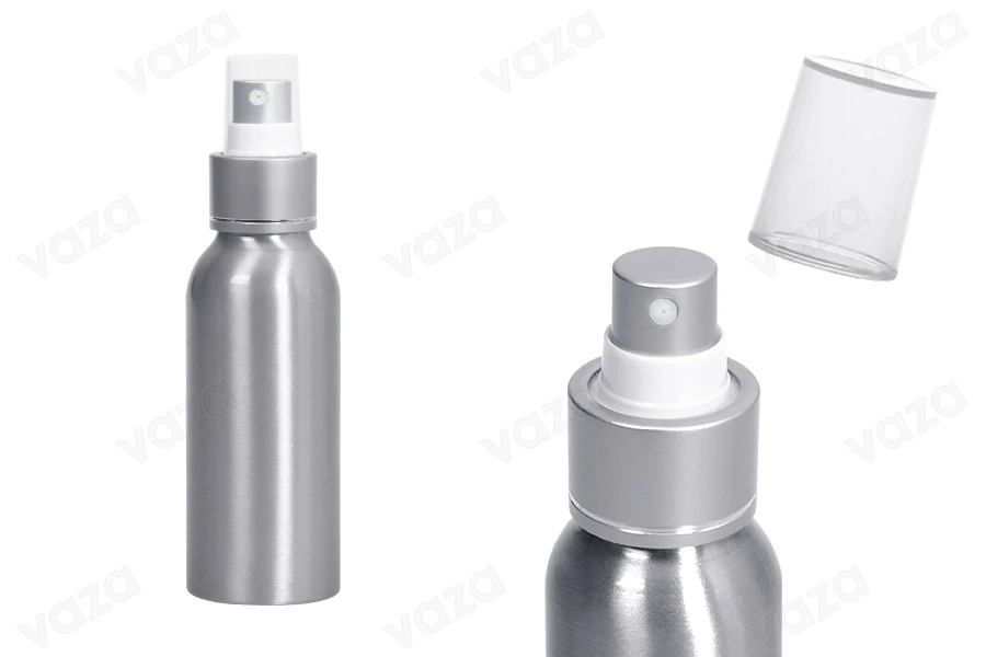 Shishe alumini 100 ml me sprej dhe kapak plastik - 10 copë-imazh_produkt