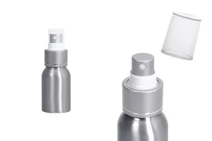 Bouteille en aluminium de 30 ml avec spray et bouchon plastique - 10 pcs-1