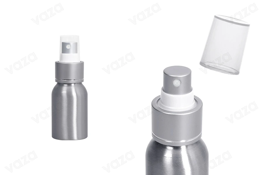 Shishe alumini 30 ml me sprej dhe kapak plastik - 10 copë       -imazh_produkt
