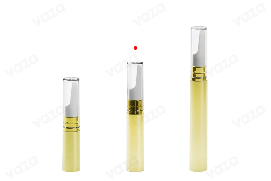 Μπουκαλάκι Airless 10 ml για serum με χρωματιστό σώμα και καπάκι-εικόνα_σύνθεση