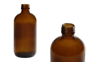 Bottiglia da 250ml in vetro ambrato  per profumi e oli essenziali (PP24)-1