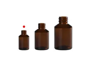30ml glass bottle with PP20 finish-7