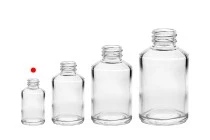 30ml Glasfläschchen mit PP20-Mundstück 30ml Glasfläschchen mit PP20-Mundstück