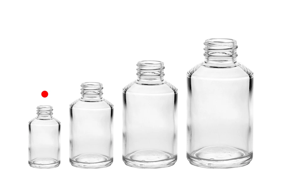 30ml Glasfläschchen mit PP20-Mundstück 30ml Glasfläschchen mit PP20-Mundstück