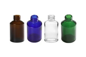 Flacon en verre de 60 ml avec finition PP24-11