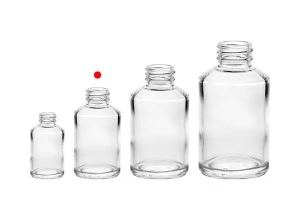 Flacon en verre de 60 ml avec finition PP24-6