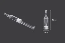 Φιαλίδιο πλαστικό - αμπούλα 3 ml μιας χρήσης - 100 τμχ