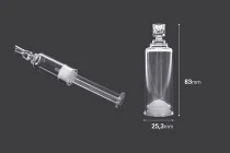 Φιαλίδιο πλαστικό - αμπούλα 15 ml μιας χρήσης - 100 τμχ