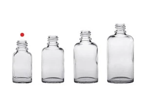 10ml Flasche für ätherische Öle aus Glas, transparent in ovaler Form (PP18)-6