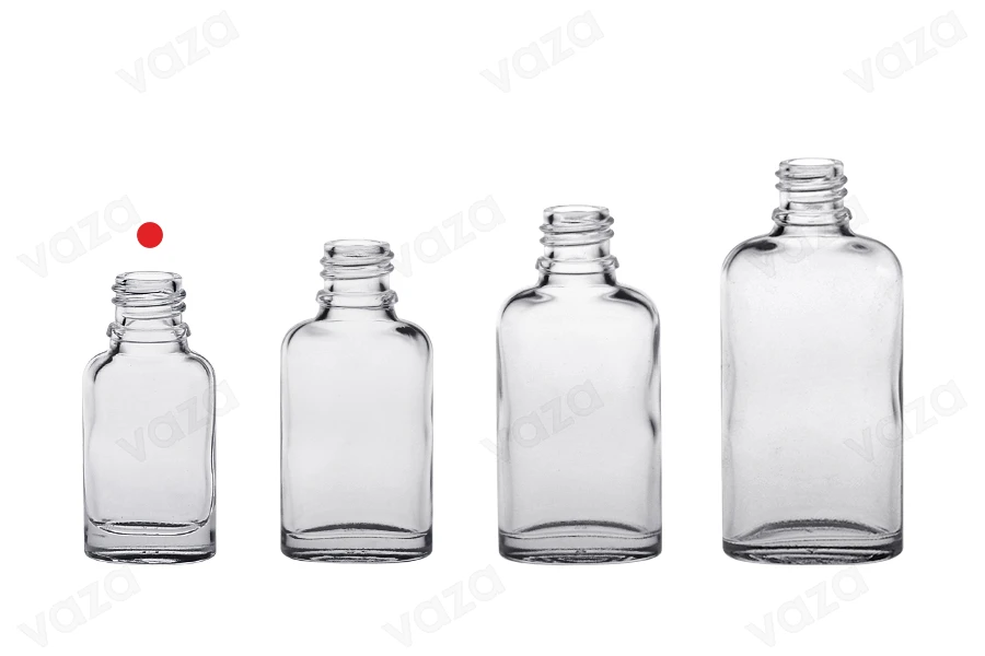 Μπουκαλάκι 10 ml για αιθέρια έλαια γυάλινο, διάφανο σε οβάλ σχήμα (PP18)-εικόνα_σύνθεση