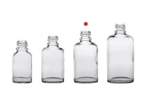Μπουκαλάκι 30 ml για αιθέρια έλαια γυάλινο, διάφανο σε οβάλ σχήμα (PP18) Μπουκαλάκι 30 ml για αιθέρια έλαια γυάλινο, διάφανο σε οβάλ σχήμα (PP18)