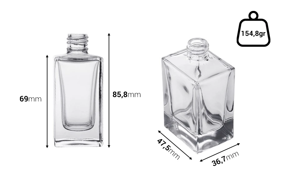 Γυάλινη φιάλη αρωμάτων 50 ml (18/415) Γυάλινη φιάλη αρωμάτων 50 ml (18/415)