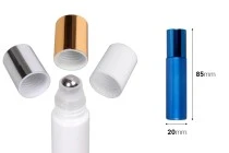 Γυάλινο μπουκαλάκι rollon 10 ml με μεταλλική μπίλια σε διάφορα χρώματα Γυάλινο μπουκαλάκι rollon 10 ml με μεταλλική μπίλια σε διάφορα χρώματα