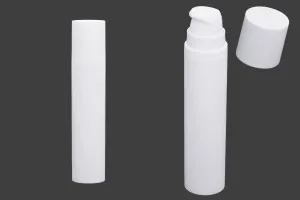 Μπουκαλάκια airless πλαστικό για κρέμα 20 ml σε λευκό χρώμα-1