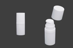 Bottiglietta in plastica airless per creme da 5 ml di colore bianco-1