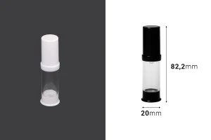 Bottiglietta Airless da 5 ml in acrilico per creme.-2