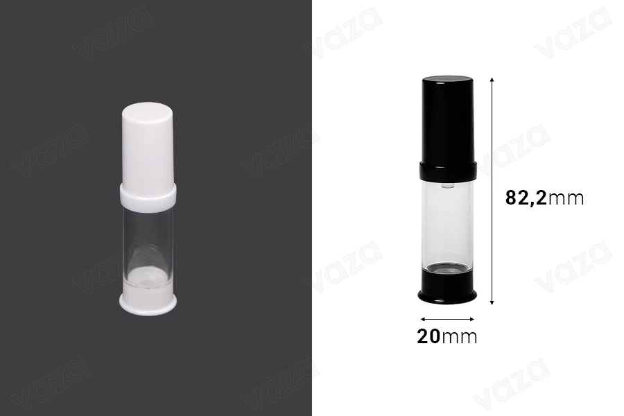 Airless-Flasche 5ml für Acrylcreme-bildabmessungen