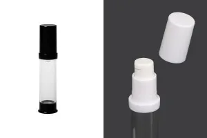 Bottiglietta Airless da 10 ml in acrilico per crema.-1