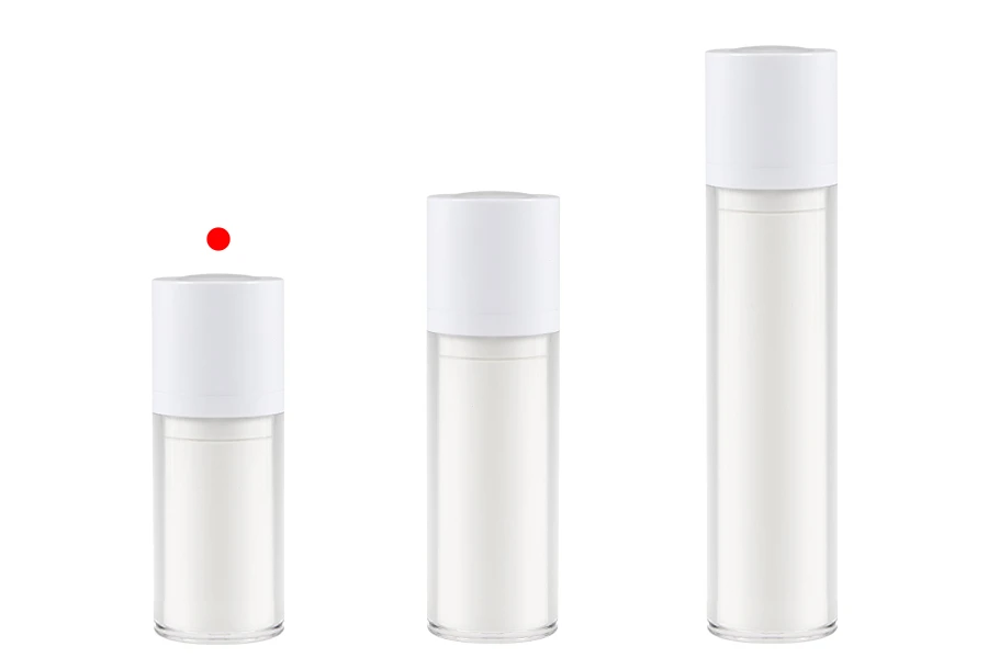 Μπουκάλι airless 15 ml για κρέμα πλαστικό με εξωτερική ακρυλική θήκη