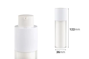 Airless-Flasche 30ml für Plastikcreme mit Acryl-Ummantelung-2
