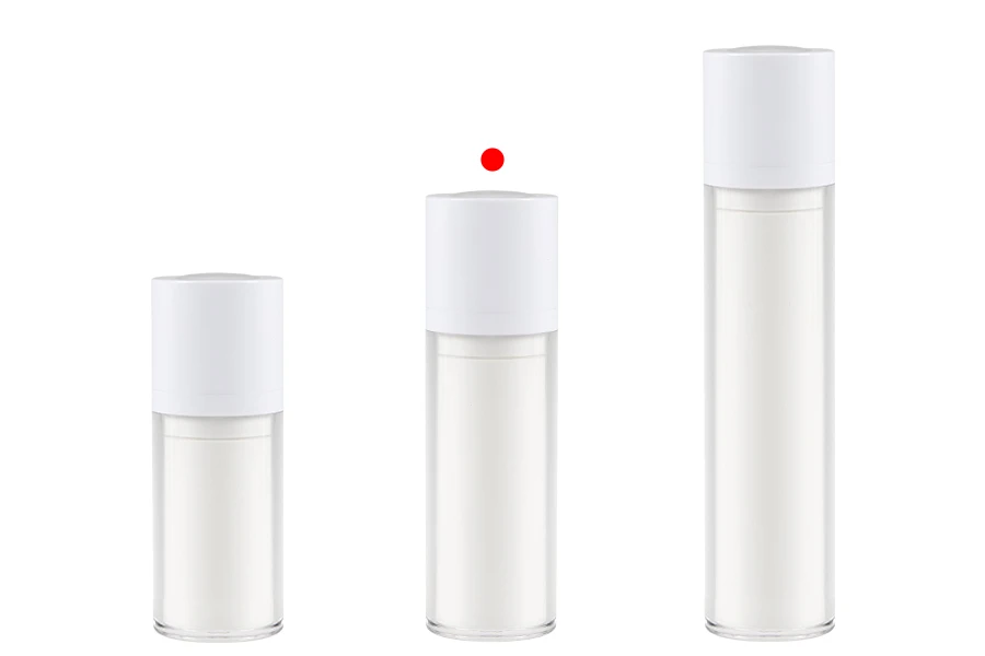 Μπουκάλι airless 30 ml για κρέμα πλαστικό με ακρυλική εξωτερική θήκη
