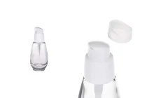 Μπουκάλι 30 ml γυάλινο με πλαστική αντλία (PP18) Μπουκάλι 30 ml γυάλινο με πλαστική αντλία (PP18)