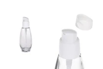 Μπουκάλι 50 ml γυάλινο με πλαστική αντλία (PP18) Μπουκάλι 50 ml γυάλινο με πλαστική αντλία (PP18)