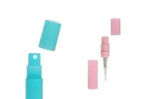 2ml plastic perfume spray sampler bottle with cap-3