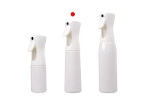 Bouteille de pulvérisation de 300 ml, en plastique et rechargeable en différentes couleurs
