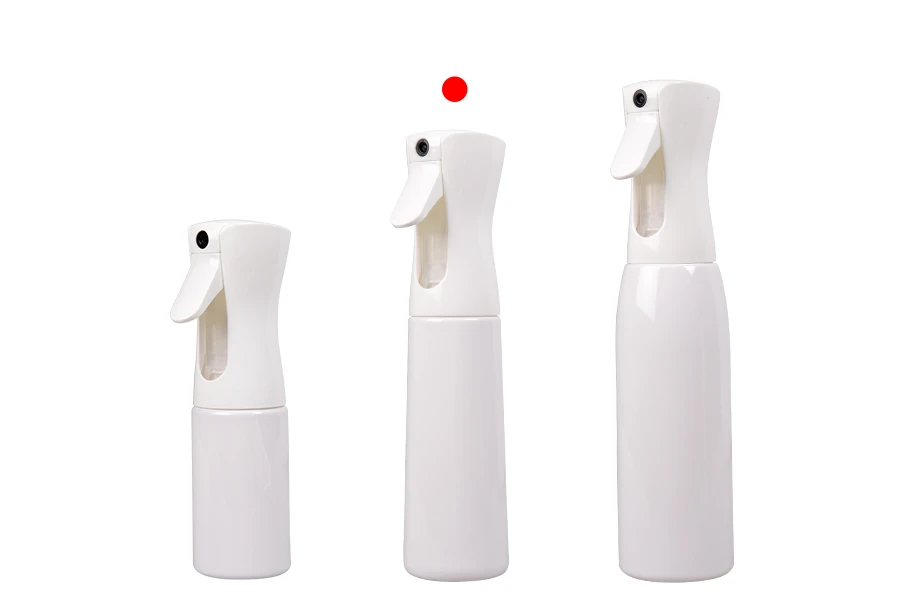 Bouteille de pulvérisation de 300 ml, en plastique et rechargeable en différentes couleurs